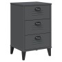 VIKEN bedside table in anthracite gray engineered wood by , Nightstands - Ref: Foro24-374913, Price: 78,63 €, Discount: %