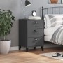 VIKEN bedside table in anthracite gray engineered wood by , Nightstands - Ref: Foro24-374913, Price: 78,63 €, Discount: %