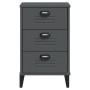 VIKEN bedside table in anthracite gray engineered wood by , Nightstands - Ref: Foro24-374913, Price: 78,63 €, Discount: %