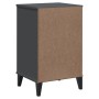 VIKEN bedside table in anthracite gray engineered wood by , Nightstands - Ref: Foro24-374913, Price: 78,63 €, Discount: %