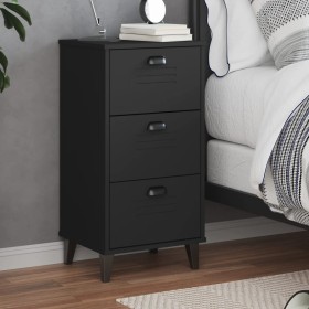 VIKEN nightstand black engineered wood by , Nightstands - Ref: Foro24-374918, Price: 88,52 €, Discount: %