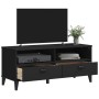 VIKEN black engineered wood TV cabinet by , TV Furniture - Ref: Foro24-374930, Price: 120,50 €, Discount: %