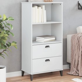 VIKEN white engineered wood bookcase 60x35x123 cm by , Bookcases and shelves - Ref: Foro24-374947, Price: 128,99 €, Discount: %