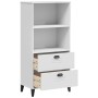 VIKEN white engineered wood bookcase 60x35x123 cm by , Bookcases and shelves - Ref: Foro24-374947, Price: 128,02 €, Discount: %