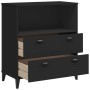 Librería VIKEN madera de ingeniería negro 80x40x90 cm de , Librerías y estanterías - Ref: Foro24-374945, Precio: 142,99 €, De...