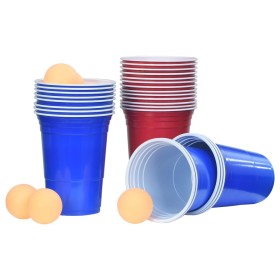 Juego de Beer Pong plástico 0,5 L de vidaXL, Beer Pong - Ref: Foro24-48189, Precio: 32,95 €, Descuento: %