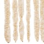 Beige and white chenille anti-fly curtain 56x185 cm by , Mosquito nets for windows - Ref: Foro24-377339, Price: 35,32 €, Disc...