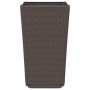 Planters 4 units PP brown 32.5x32.5x57 cm by , Pots and planters - Ref: Foro24-367855, Price: 120,99 €, Discount: %