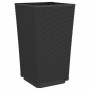 Planters 2 units PP black 32.5x32.5x57 cm by , Pots and planters - Ref: Foro24-367848, Price: 68,99 €, Discount: %