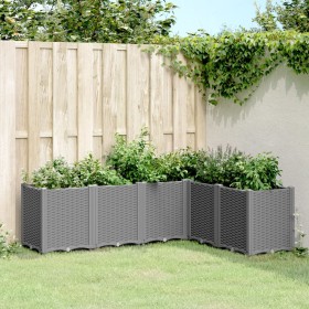 Light gray PP planter 160x120x53 cm by , Pots and planters - Ref: Foro24-367862, Price: 169,99 €, Discount: %