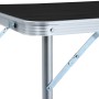 Gray aluminum folding camping table 120x60 cm by vidaXL, camping furniture - Ref: Foro24-48173, Price: 42,47 €, Discount: %