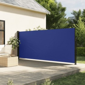 Toldo lateral retráctil azul 160x300 cm de , Sombrillas - Ref: Foro24-4004311, Precio: 98,45 €, Descuento: %