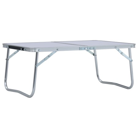 Mesa de camping plegable aluminio blanca 60x40 cm de vidaXL, Mobiliario de camping - Ref: Foro24-48185, Precio: 25,49 €, Desc...