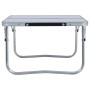 Mesa de camping plegable aluminio blanca 60x40 cm de vidaXL, Mobiliario de camping - Ref: Foro24-48185, Precio: 25,49 €, Desc...