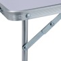 Mesa de camping plegable aluminio blanca 60x40 cm de vidaXL, Mobiliario de camping - Ref: Foro24-48185, Precio: 25,49 €, Desc...