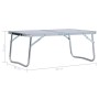 Mesa de camping plegable aluminio blanca 60x40 cm de vidaXL, Mobiliario de camping - Ref: Foro24-48185, Precio: 25,49 €, Desc...