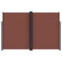 Toldo lateral retráctil marrón 220x600 cm de , Sombrillas - Ref: Foro24-4004869, Precio: 171,17 €, Descuento: %