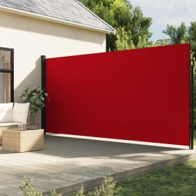 Red retractable side awning 220x600 cm by , Umbrellas - Ref: Foro24-4004567, Price: 117,99 €, Discount: %