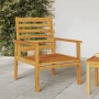 Garden armchair 2 units solid acacia wood 66.5x65x81 cm by , Garden chairs - Ref: Foro24-366374, Price: 135,50 €, Discount: %