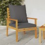 Garden armchair with cushions 2 pcs solid acacia wood by , Garden chairs - Ref: Foro24-366376, Price: 169,64 €, Discount: %