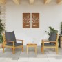 Garden armchair with cushions 2 pcs solid acacia wood by , Garden chairs - Ref: Foro24-366376, Price: 169,64 €, Discount: %