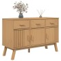 OLDEN sideboard solid brown pine wood 114x43x73.5 cm by , Sideboards - Ref: Foro24-358603, Price: 174,16 €, Discount: %