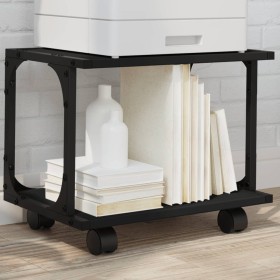 Printer stand 2 levels black wood 41x28x33.5 cm by , Printer supports - Ref: Foro24-842271, Price: 23,99 €, Discount: %