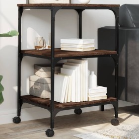 Printer stand 3 levels oak brown 50x41x75 cm by , Printer supports - Ref: Foro24-842290, Price: 50,71 €, Discount: %