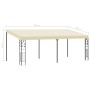 Gazebo with wall mount cream 6x3x2.5 m by vidaXL, Tents and gazebos - Ref: Foro24-47999, Price: 378,99 €, Discount: %