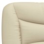 Estructura de cama con cabecero de tela color crema 90x190 cm de , Camas y somieres - Ref: Foro24-3207742, Precio: 170,99 €, ...