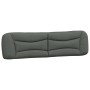 Estructura de cama con cabecero tela gris oscuro 200x200 cm de , Camas y somieres - Ref: Foro24-3207794, Precio: 245,99 €, De...