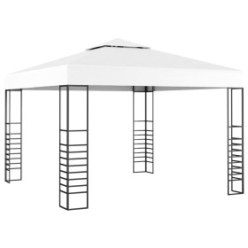 White garden gazebo tent 3x3 m by vidaXL, Tents and gazebos - Ref: Foro24-48033, Price: 237,08 €, Discount: %