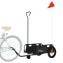 Bicycle trailer iron and black Oxford cloth by , Bicycle trailers - Ref: Foro24-94185, Price: 74,99 €, Discount: %