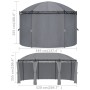 Gazebo with anthracite gray curtains 520x349x255 cm by vidaXL, Tents and gazebos - Ref: Foro24-48035, Price: 419,77 €, Discou...