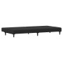 Sofá cama de 2 plazas con taburete terciopelo negro de , Sofás - Ref: Foro24-3216234, Precio: 284,42 €, Descuento: %