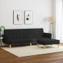 2-seater sofa bed with black fabric stool by , Sofas - Ref: Foro24-3216248, Price: 304,71 €, Discount: %