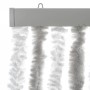 Light gray and white chenille anti-fly curtain 56x185 cm by , Mosquito nets for windows - Ref: Foro24-377311, Price: 34,98 €,...