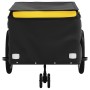 Remolque para bicicleta hierro negro y amarillo 45 kg de , Remolques para bicicletas - Ref: Foro24-94113, Precio: 80,10 €, De...