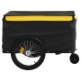 Remolque para bicicleta hierro negro y amarillo 45 kg de , Remolques para bicicletas - Ref: Foro24-94113, Precio: 80,10 €, De...