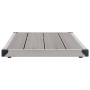 Plato de ducha de jardín WPC acero inoxidable gris 110x62 cm de vidaXL, Platos de ducha - Ref: Foro24-48205, Precio: 97,27 €,...