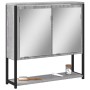 Sonoma gray wood bathroom mirror cabinet 60x16x60 cm by , Dressing tables - Ref: Foro24-842424, Price: 54,55 €, Discount: %