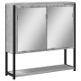 Sonoma gray wood bathroom mirror cabinet 60x16x60 cm by , Dressing tables - Ref: Foro24-842424, Price: 54,55 €, Discount: %