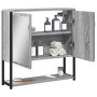 Armario con espejo de baño madera gris Sonoma 60x16x60 cm de , Tocadores - Ref: Foro24-842424, Precio: 54,55 €, Descuento: %