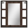 Bathroom mirror cabinet in brown oak wood 60x16x60 cm by , Dressing tables - Ref: Foro24-842430, Price: 91,58 €, Discount: %