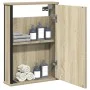 Sonoma oak wood bathroom mirror cabinet 42x12x60 cm by , Dressing tables - Ref: Foro24-842432, Price: 50,71 €, Discount: %