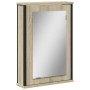 Armario con espejo de baño madera roble Sonoma 42x12x60 cm de , Tocadores - Ref: Foro24-842432, Precio: 61,90 €, Descuento: %