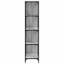 Librería con 4 peldaños madera gris Sonoma 139x33,5x149 cm de , Librerías y estanterías - Ref: Foro24-842479, Precio: 125,80 ...