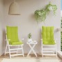 High back chair cushions 2 pcs glossy green Oxford fabric by , Cushions for chairs and sofas - Ref: Foro24-377635, Price: 64,...