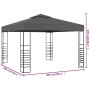 Anthracite gray garden gazebo tent 3x3 m by vidaXL, Tents and gazebos - Ref: Foro24-48034, Price: 267,16 €, Discount: %