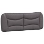 Estructura de cama con cabecero cuero sintético gris 140x200cm de , Camas y somieres - Ref: Foro24-3208005, Precio: 215,99 €,...